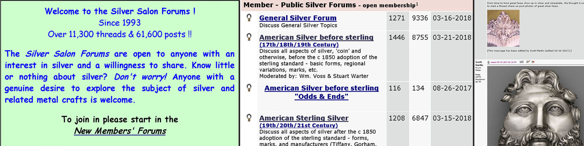 Silver Salon Forums