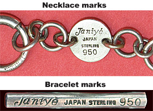 sterling Janiye Miye Matsukata marks