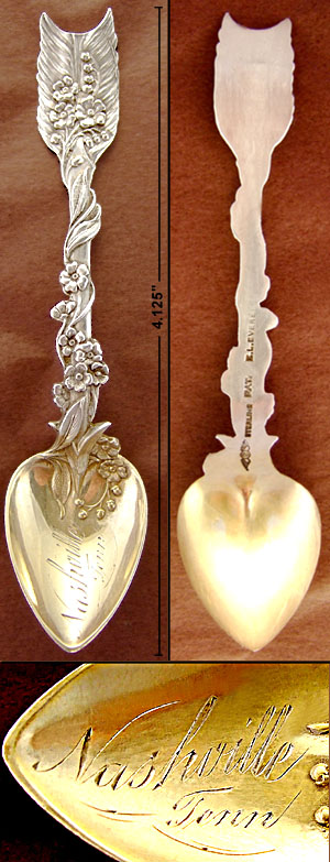 Arrow & Heart Sheibler spoon