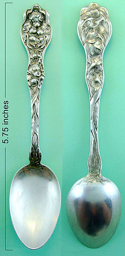 Unger Cupid Nosegay sterling  spoon